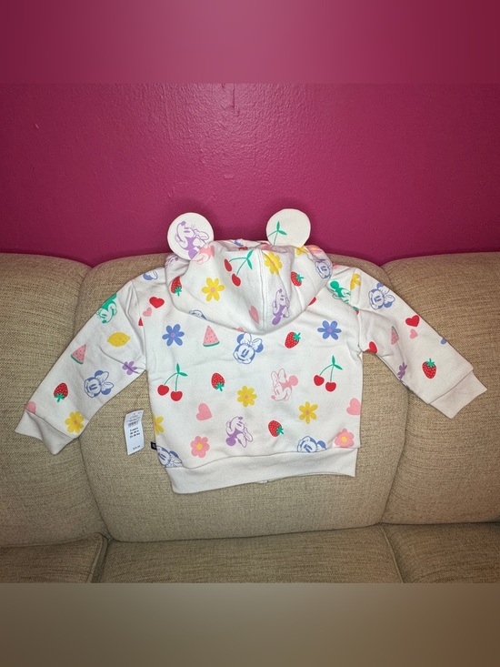 GAP Other - 🆕 NWT Baby GAP x Disney Minnie Hooded Zip-Up w/ Ears 🆕